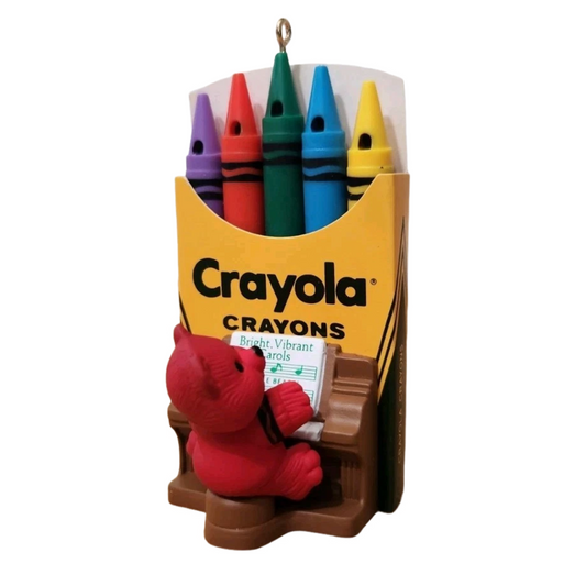 1991 Bright Vibrant Carols Hallmark Ornament (Crayola) QX4219 Image1