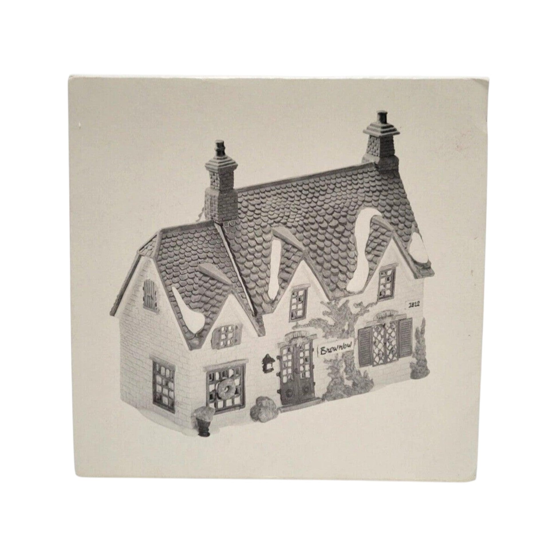 1991 Brownlow House - Oliver Twist Dickens' Village Series Department 56 5553-0 Image2