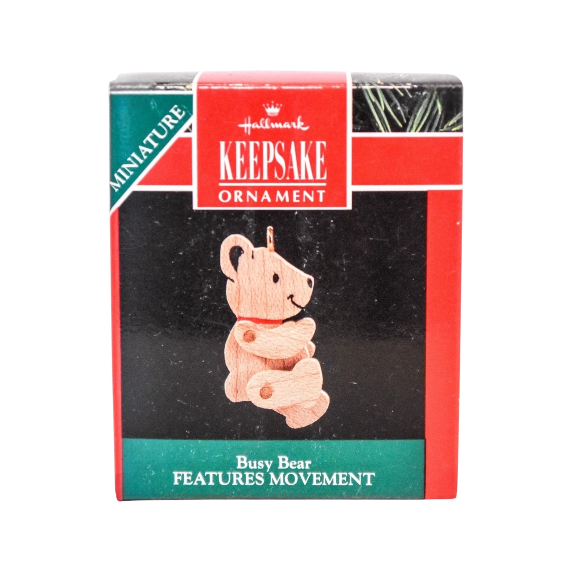 1991 Busy Bear (Teddy Bear) Hallmark Ornament QXM593-9 Image2