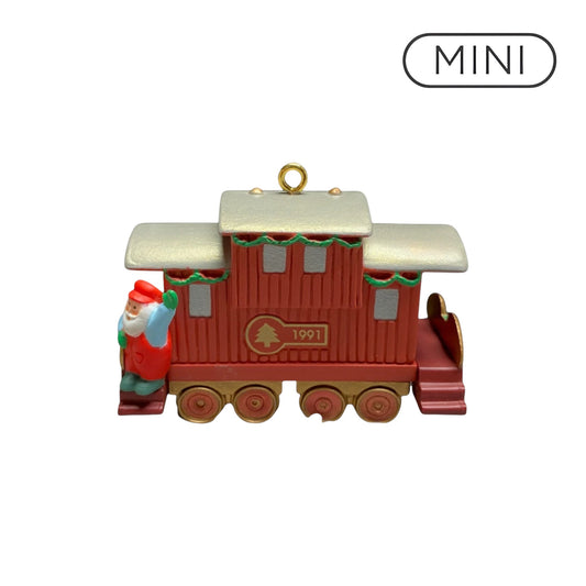 1991 Caboose Hallmark Ornament (Claus & Co. R.R.) XPR9733 Image1