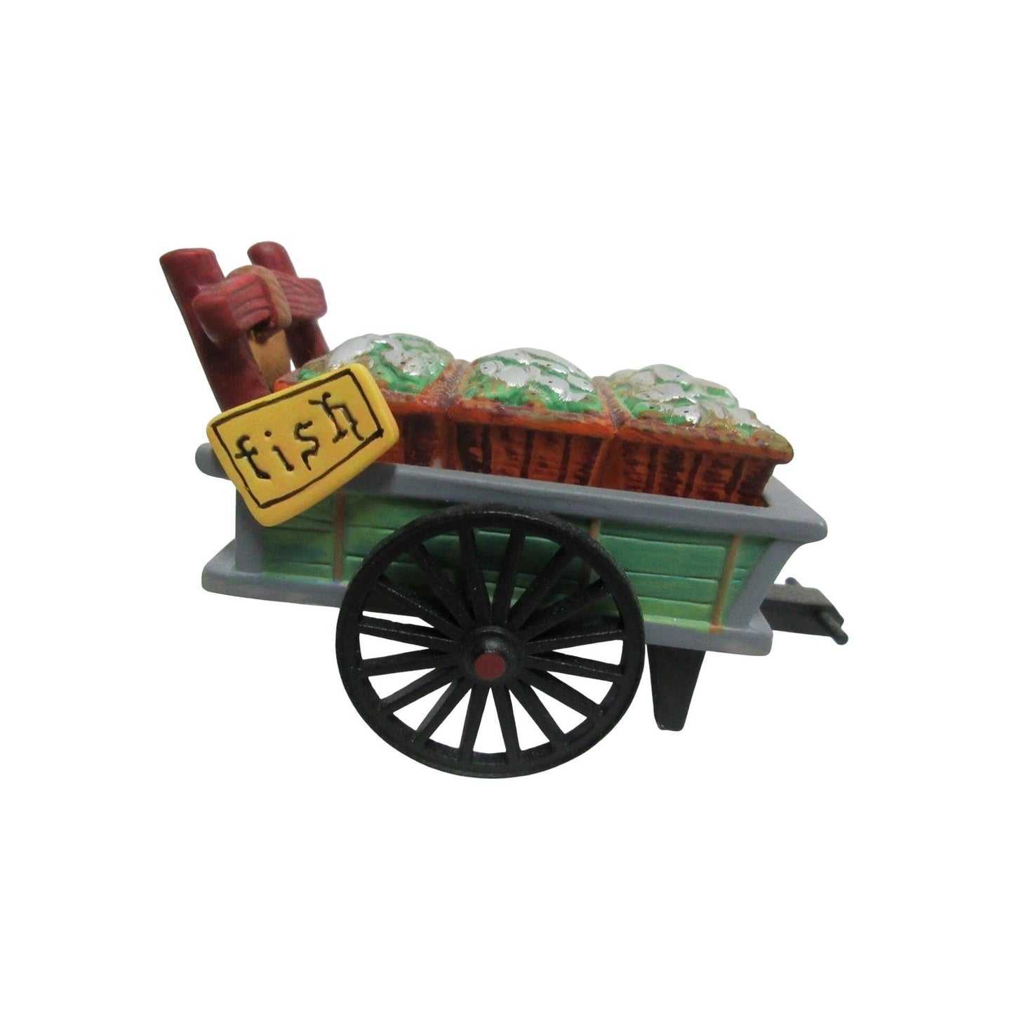 1991 Chelsea Market Fish Monger & Cart – Village Accessories Set of 2 Department 56 1429804 Image8
