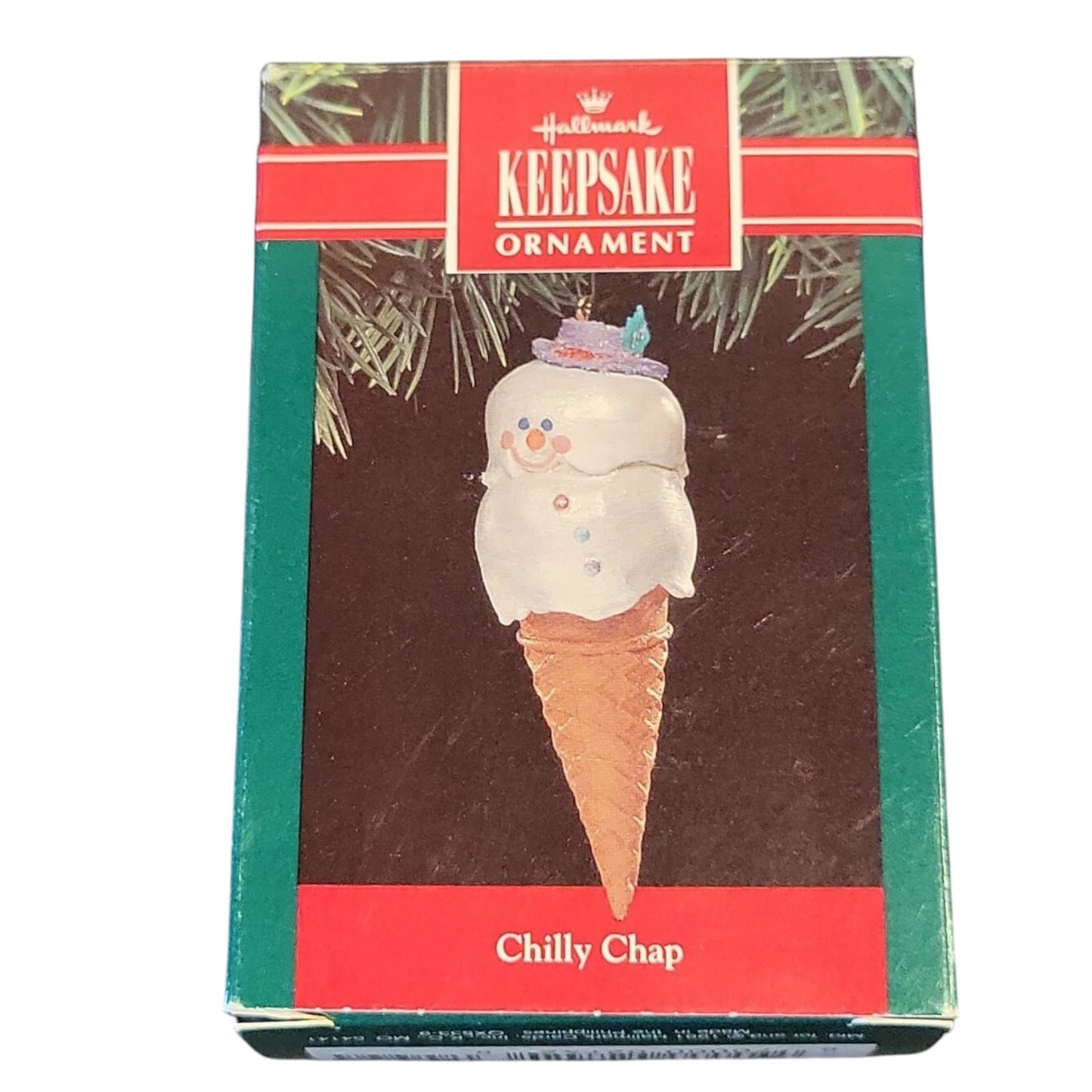 1991 Chilly Champ Hallmark Ornament (Ice Cream) QX5339