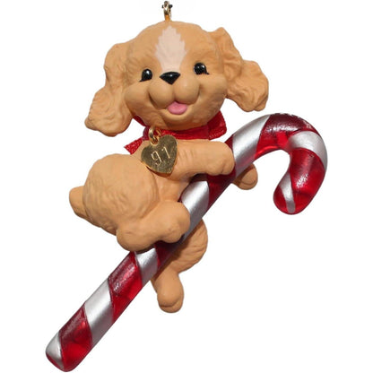 1991 Cocker Spaniel Hallmark Ornament (Puppy Love) QX5379