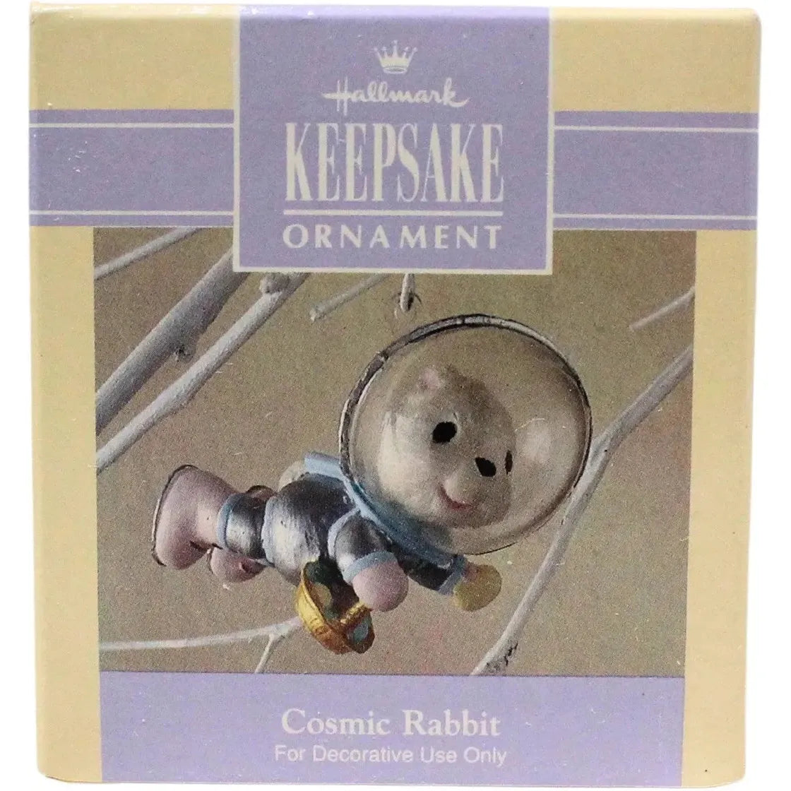 1991 Cosmic Rabbit Hallmark Ornament (Easter) QEO9364