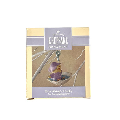 1991 Everything's Ducky Hallmark Ornament (Easter) QEO9331