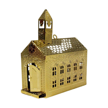 1991 Festive Brass Church Hallmark Ornament (Church) QLX7179 Image3