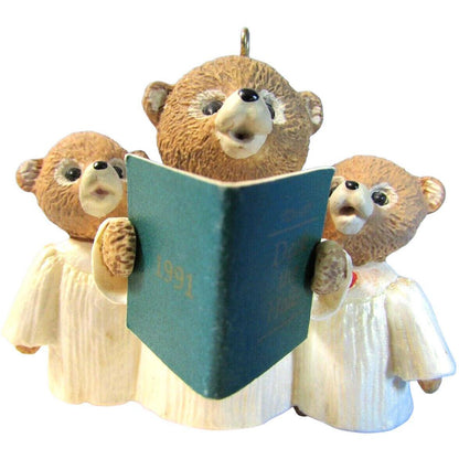1991 Glee Club Bears Hallmark Ornament (Tender Touches) QX4969