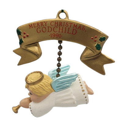 1991 Godchild Hallmark Ornament (Godchild) QX5489 Image1