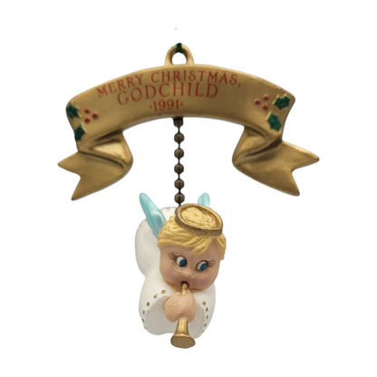 1991 Godchild Hallmark Ornament (Godchild) QX5489 Image5