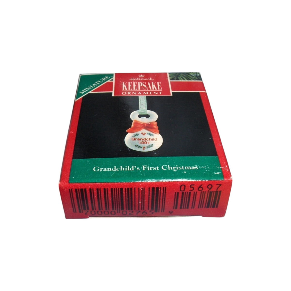 1991 Grandchild’s First Christmas (Baby’s First Christmas) Hallmark Ornament QXM569-7 Image4