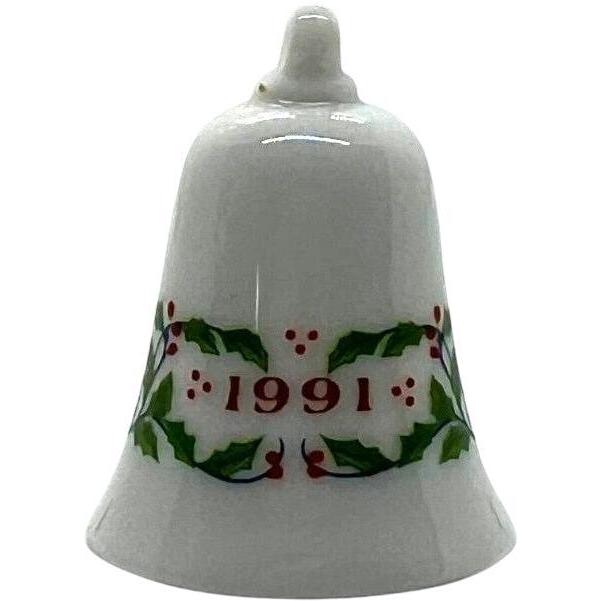 1991 Holly Enclosure Hallmark Ornament (Thimble Bells) QXM5659