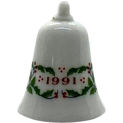 1991 Holly Enclosure Hallmark Ornament (Thimble Bells) QXM5659