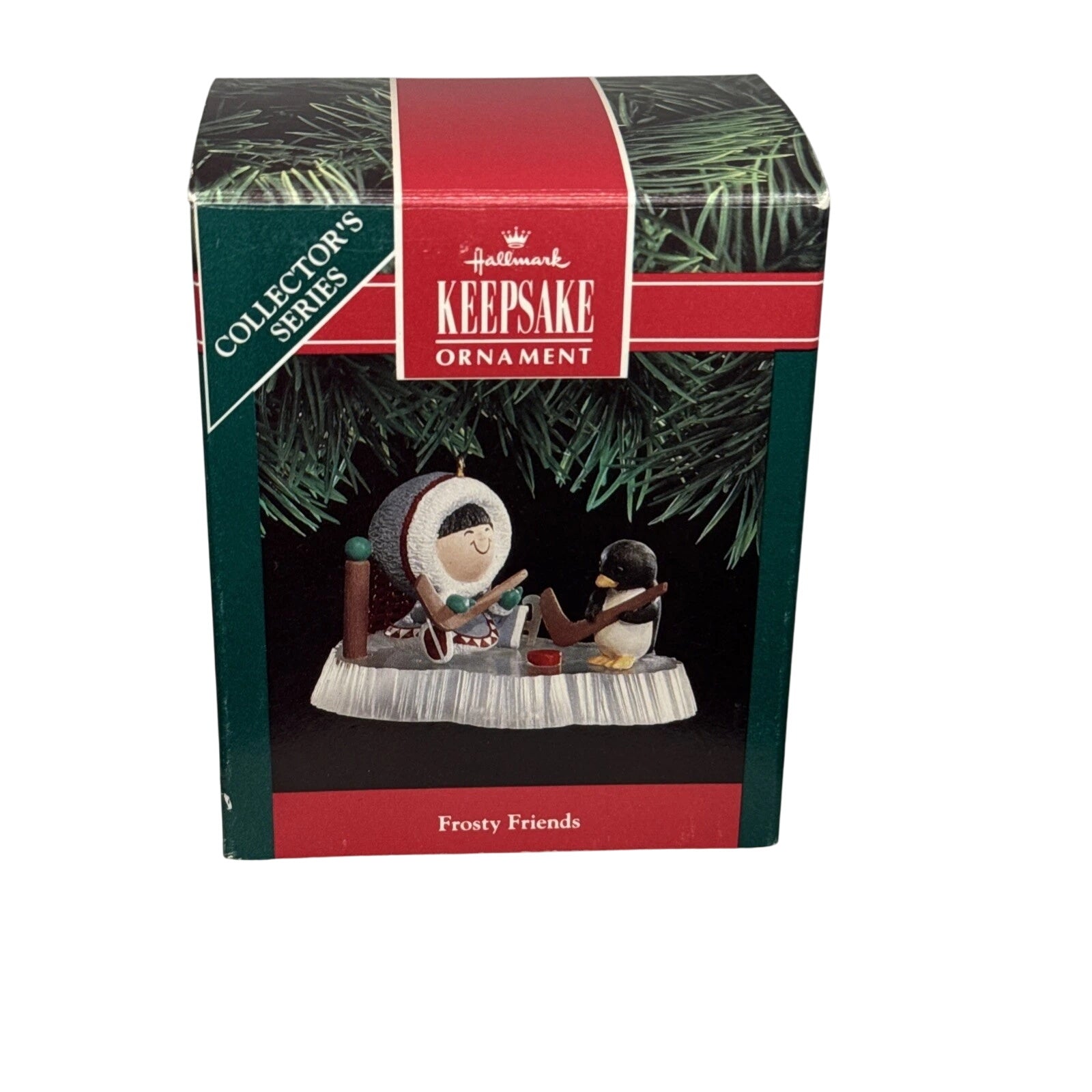 1991 Ice Hockey Hallmark Ornament (Frosty Friends) QX4327