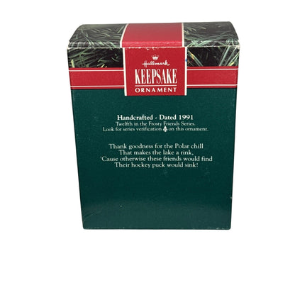 1991 Ice Hockey Hallmark Ornament (Frosty Friends) QX4327