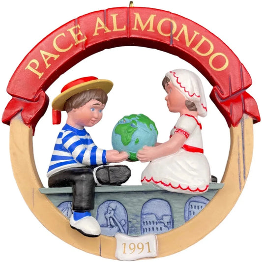 1991 Italy Hallmark Ornament (Peace on Earth) QX5129
