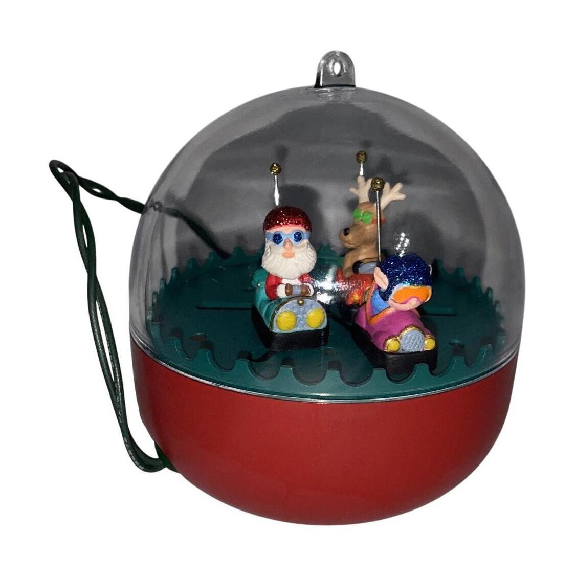1991 Kringle's Bumper Cars Hallmark Ornament (Kringles) QLX7119 Image1