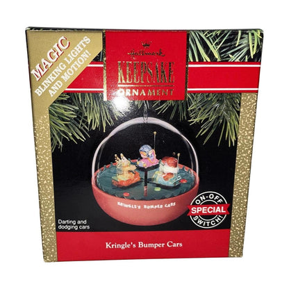 1991 Kringle's Bumper Cars Hallmark Ornament (Kringles) QLX7119 Image2