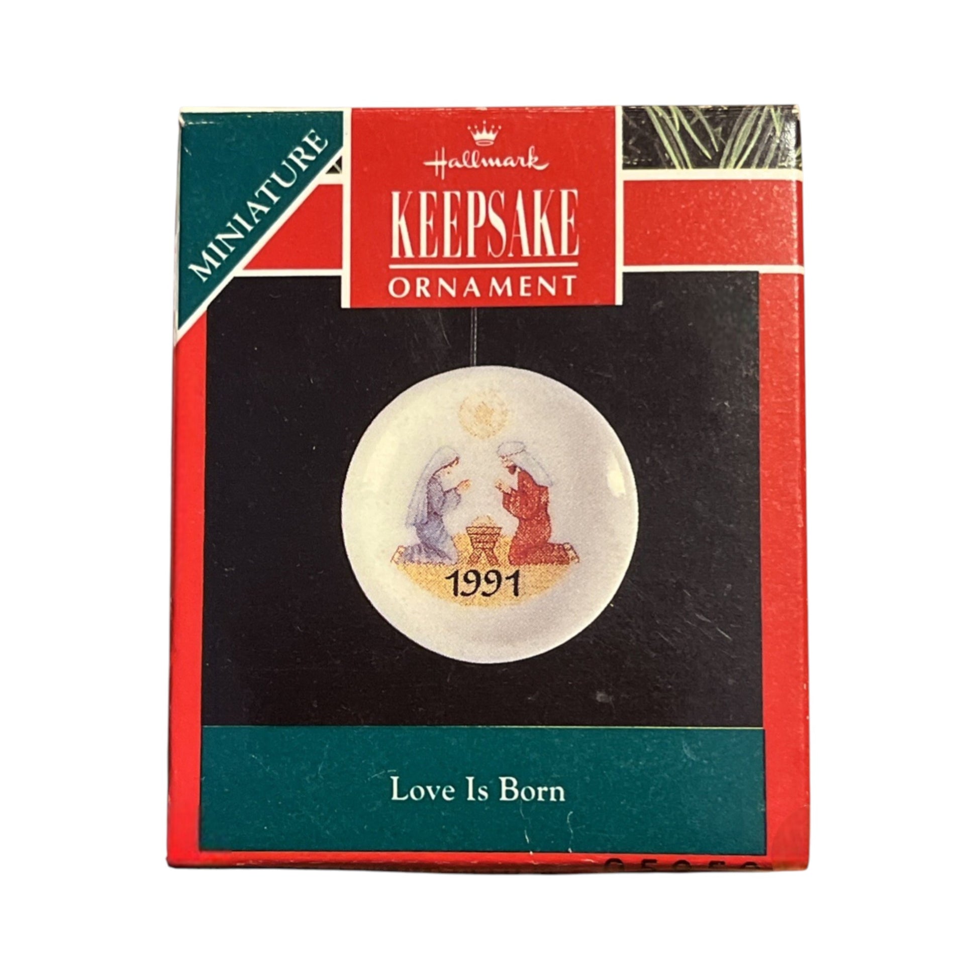 1991 Love Is Born (Nativity) Hallmark Ornament QXM595-9 Image2