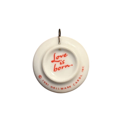 1991 Love Is Born (Nativity) Hallmark Ornament QXM595-9 Image4