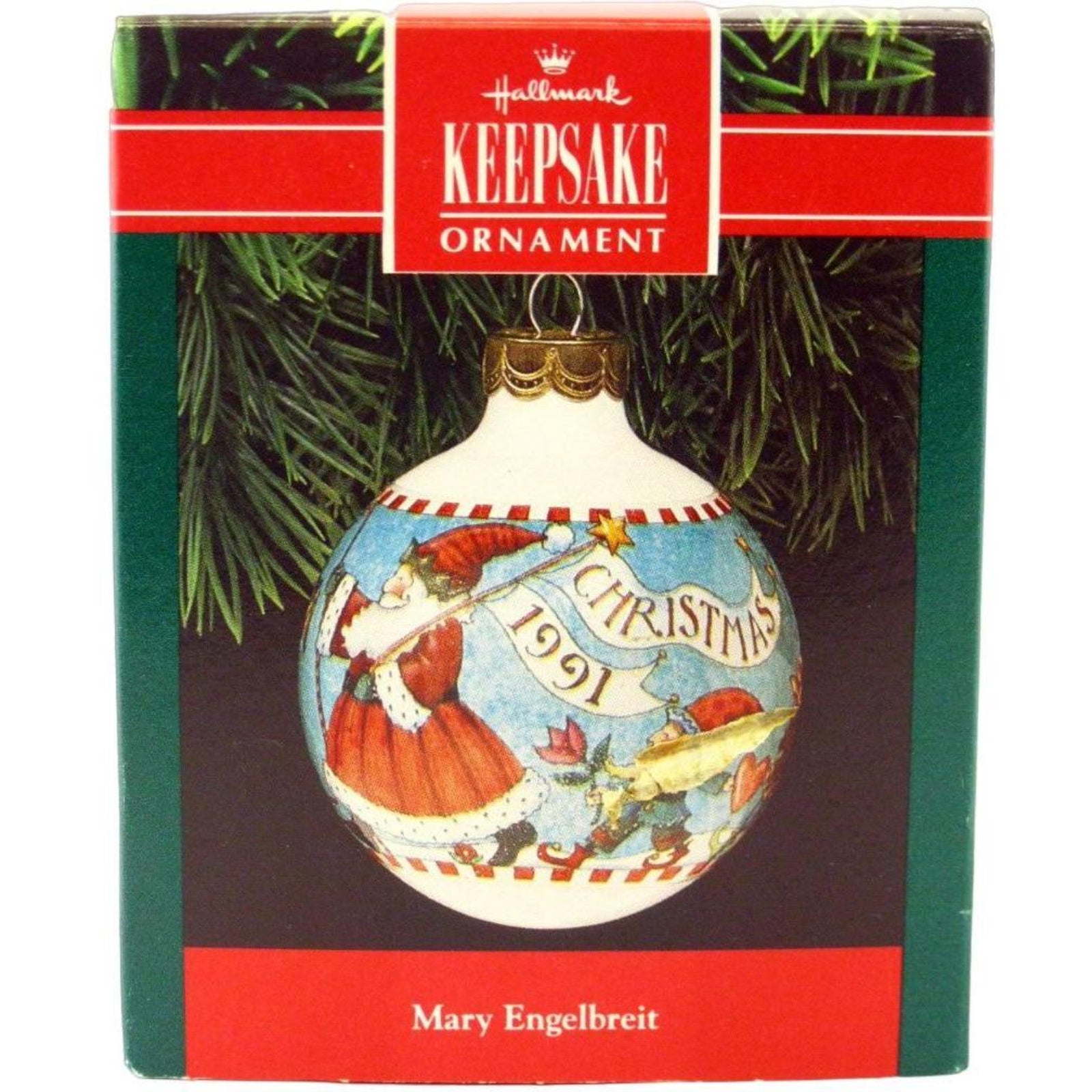 1991 Mary Engelbreit Hallmark Ornament (Santa Clause) QX2237