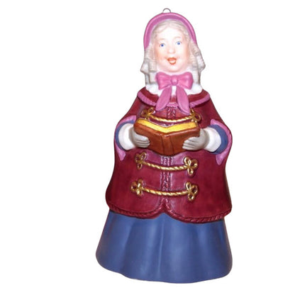 1991 "Mrs. Beaumont" Hallmark Ornament (Dickens Caroler Bell) QX5039
