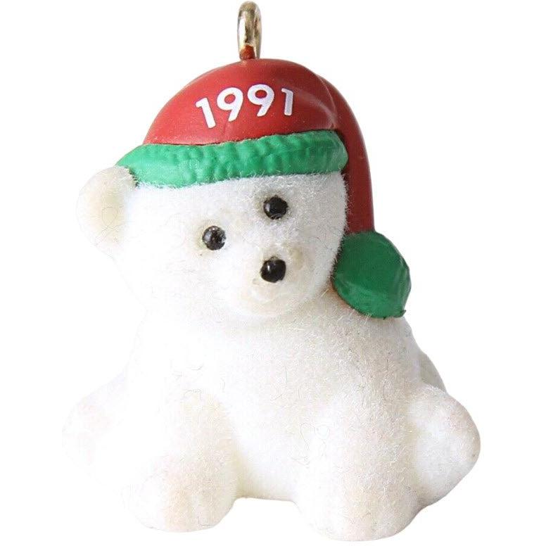 1991 N. Pole Buddy Hallmark Ornament (Polar Bear) QXM5927