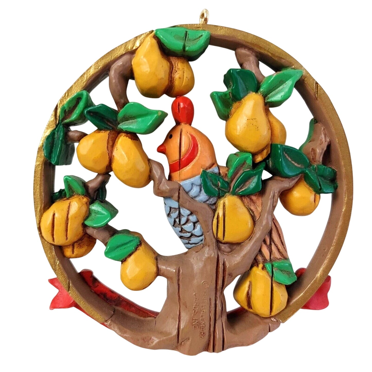 1991 Partridge in a Pear Tree Hallmark Ornament (Bird) QX5297