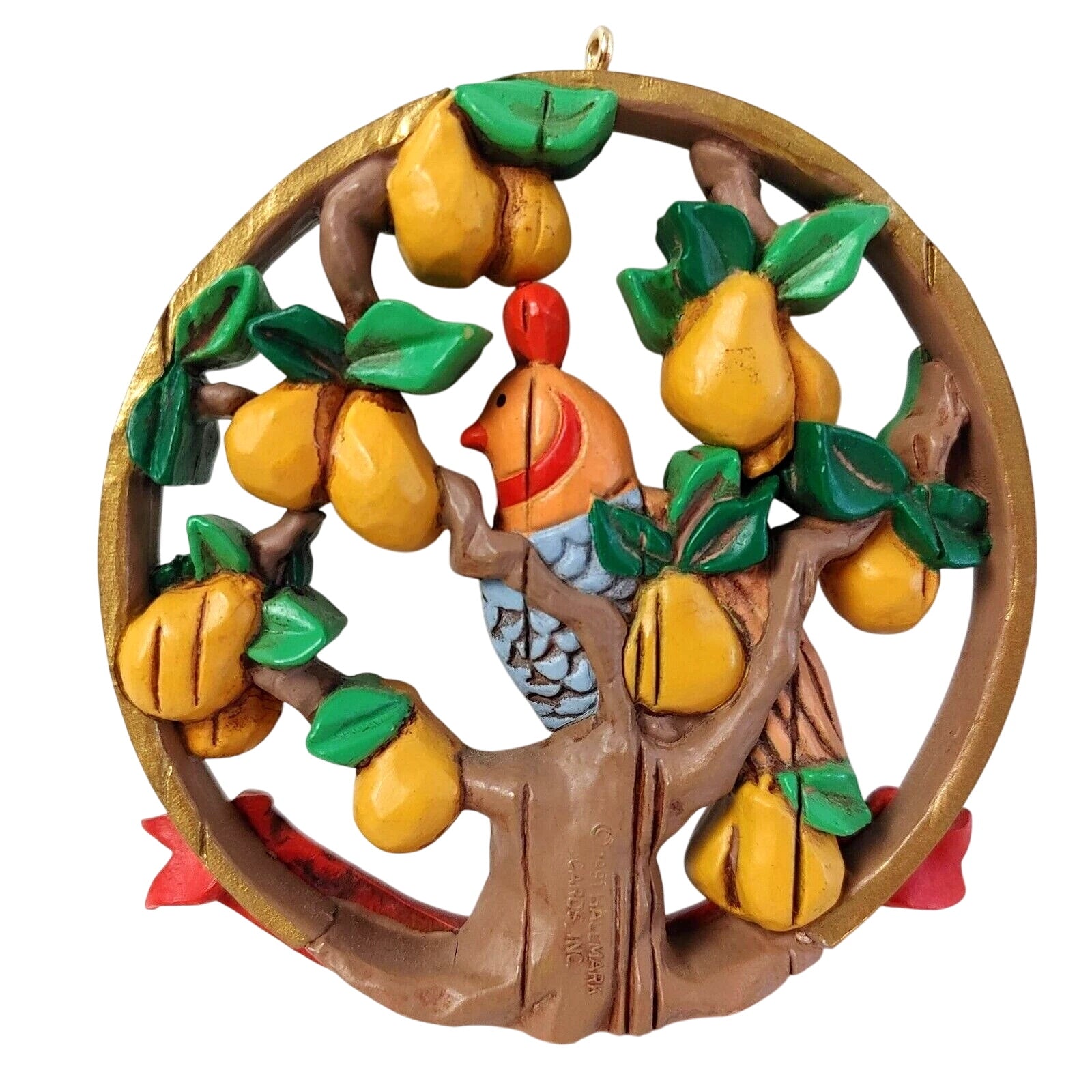 1991 Partridge in a Pear Tree Hallmark Ornament (Bird) QX5297