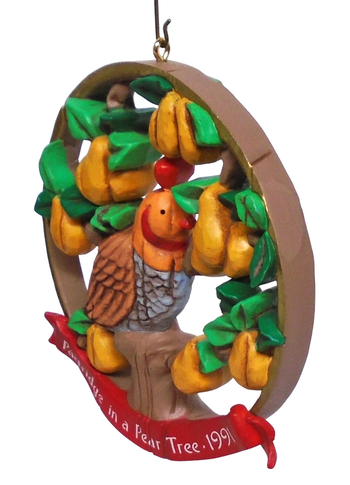 1991 Partridge in a Pear Tree Hallmark Ornament (Bird) QX5297