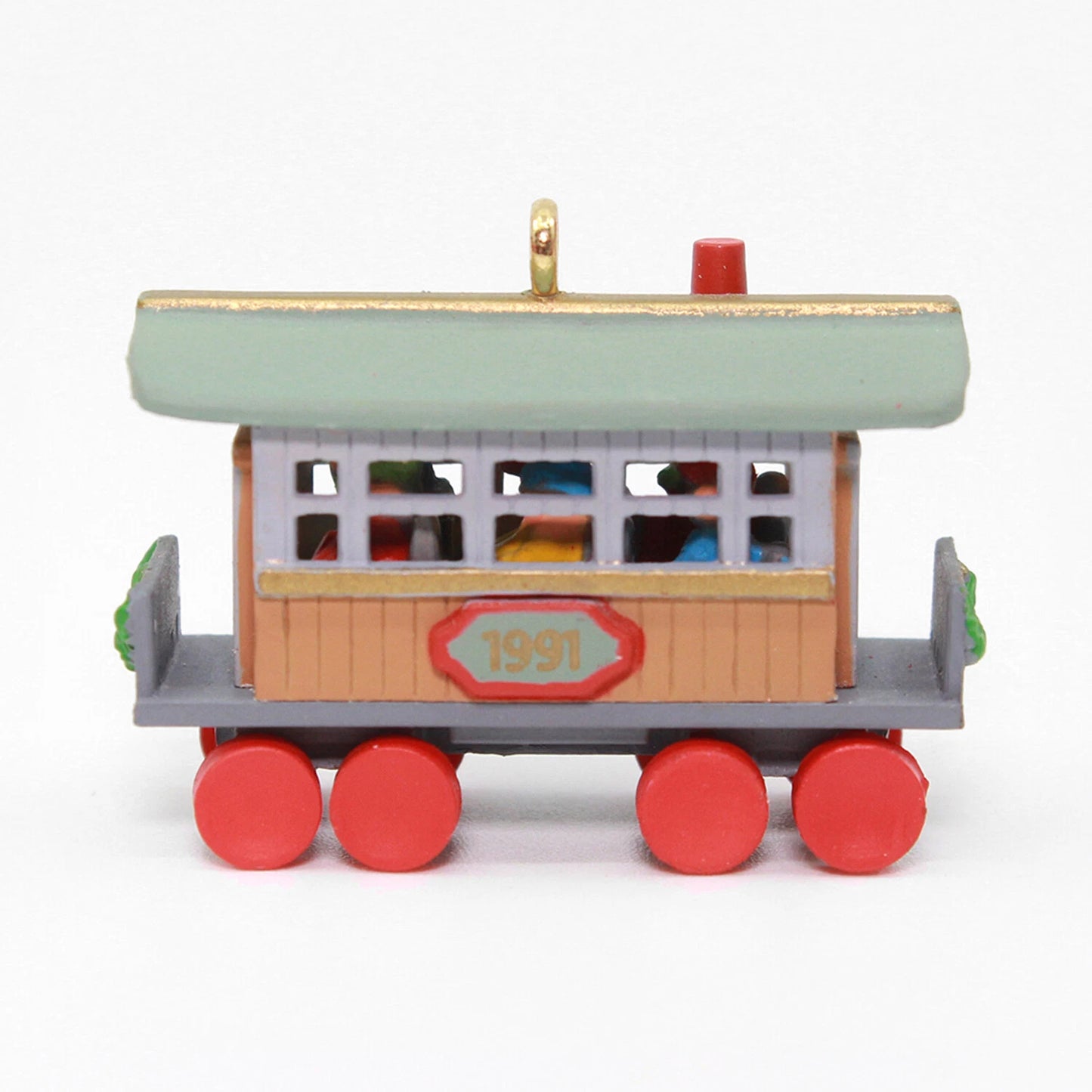 1991 Passenger Car Hallmark Ornament (Noel R.R.) QXM5649