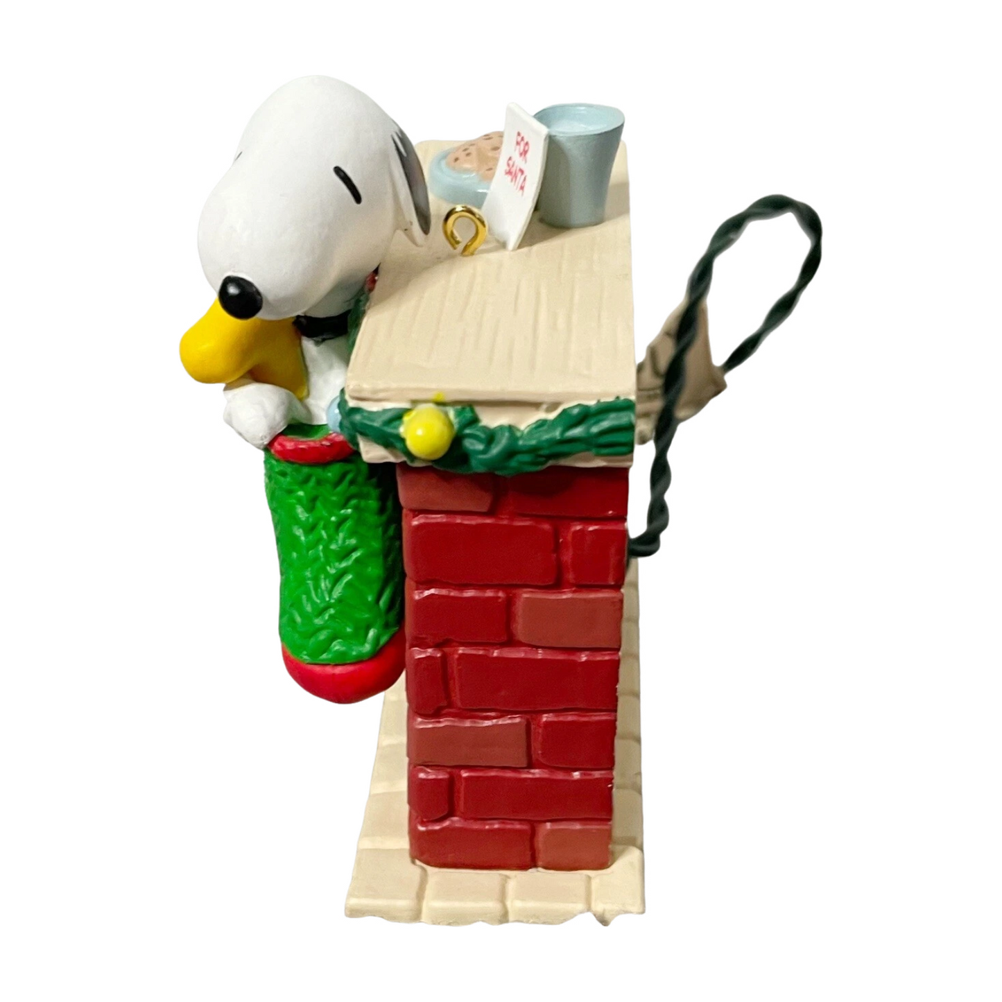 1991 Peanuts Flickering Light! Hallmark Ornament (Peanuts) QLX7229 Image3