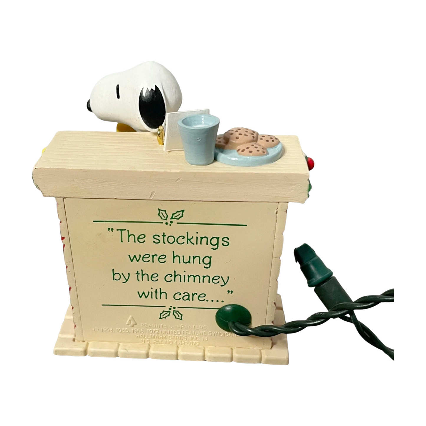 1991 Peanuts Flickering Light! Hallmark Ornament (Peanuts) QLX7229 Image5