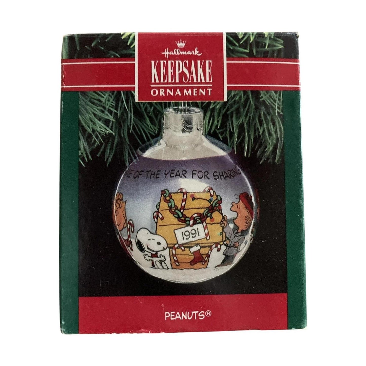 1991 Peanuts Hallmark Ornament (Peanuts) QX2257 Image2