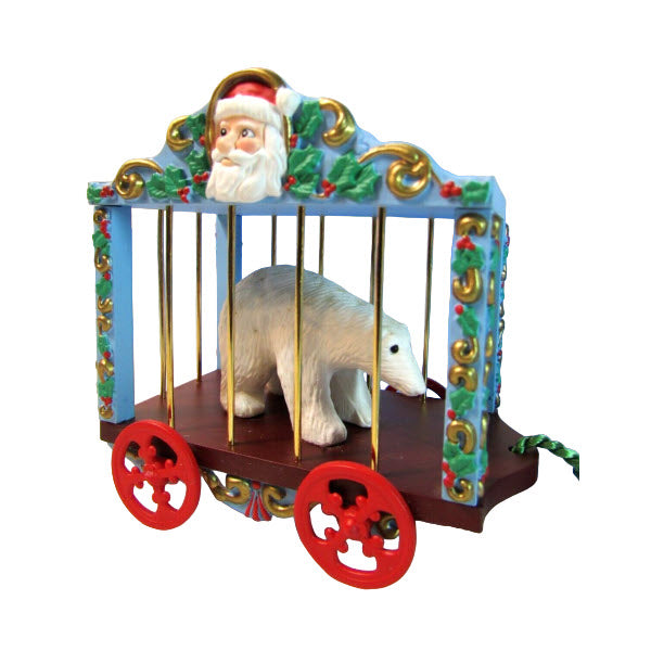 1991 Polar Circus Wagon Hallmark Ornament (Polar Bear) QX4399