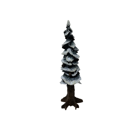 1991 “Pole Pine Tree” – 8″ Cold-Cast Porcelain Department 56 Vintage Village Accessory 5528-0 Image1