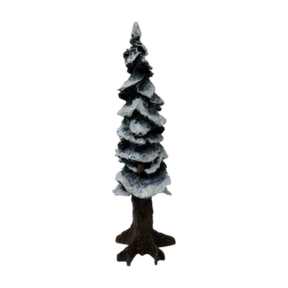 1991 “Pole Pine Tree” – 8″ Cold-Cast Porcelain Department 56 Vintage Village Accessory 5528-0 Image3