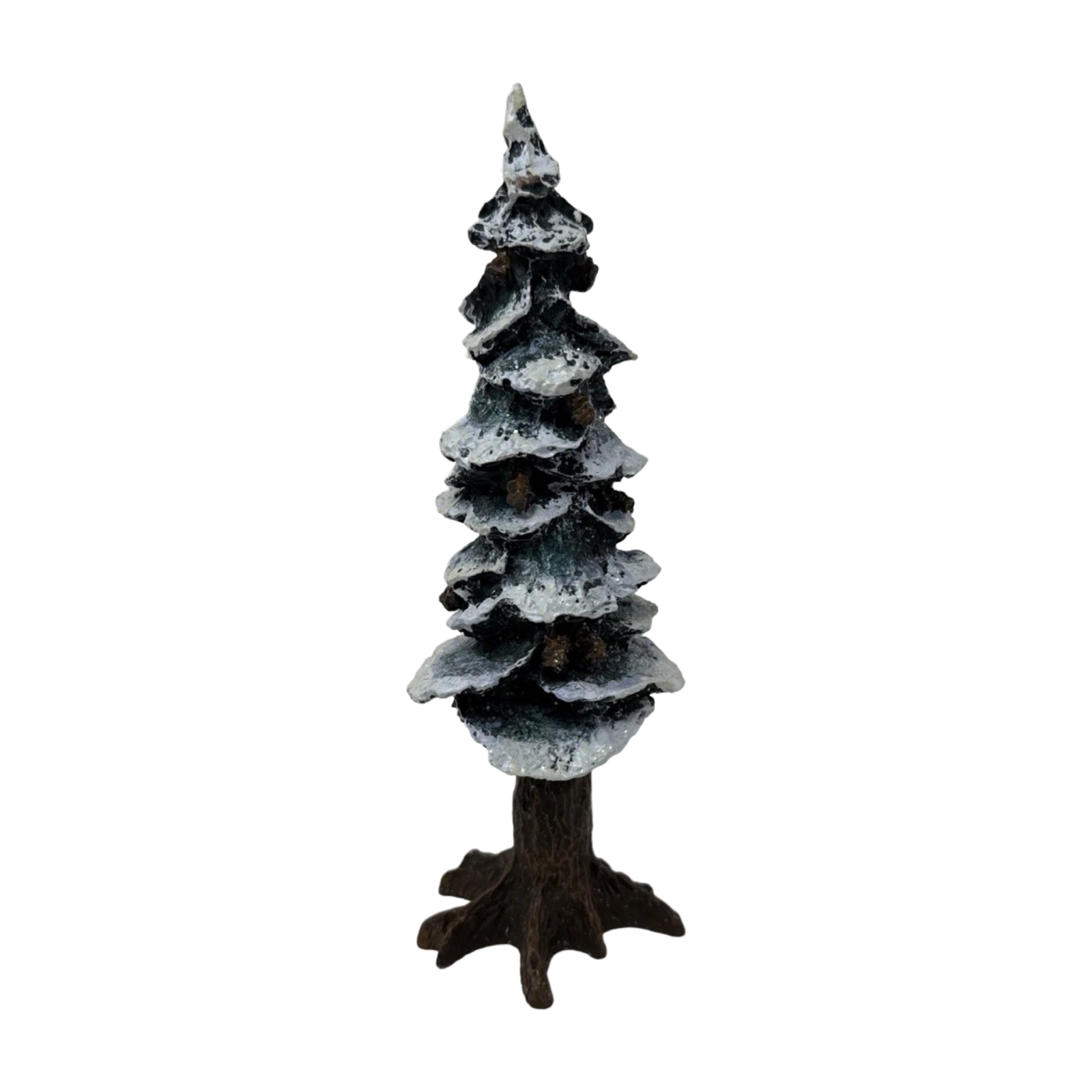 1991 “Pole Pine Tree” – 8″ Cold-Cast Porcelain Department 56 Vintage Village Accessory 5528-0 Image5