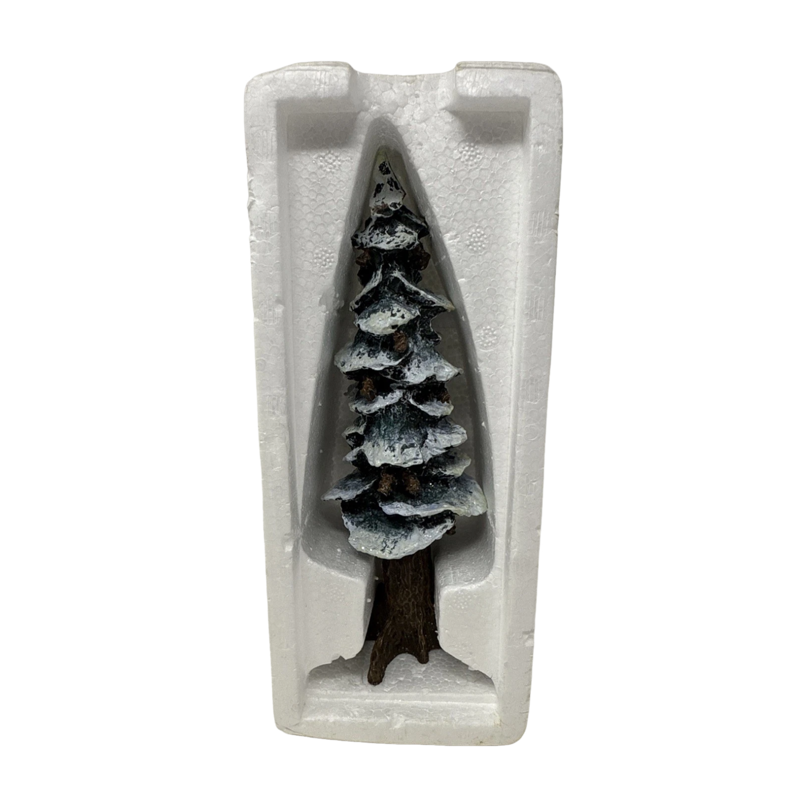 1991 “Pole Pine Tree” – 8″ Cold-Cast Porcelain Department 56 Vintage Village Accessory 5528-0 Image6