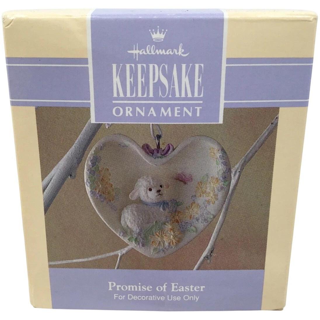 1991 Promise of Easter - Lamb Hallmark Ornament (Easter) QEO9314