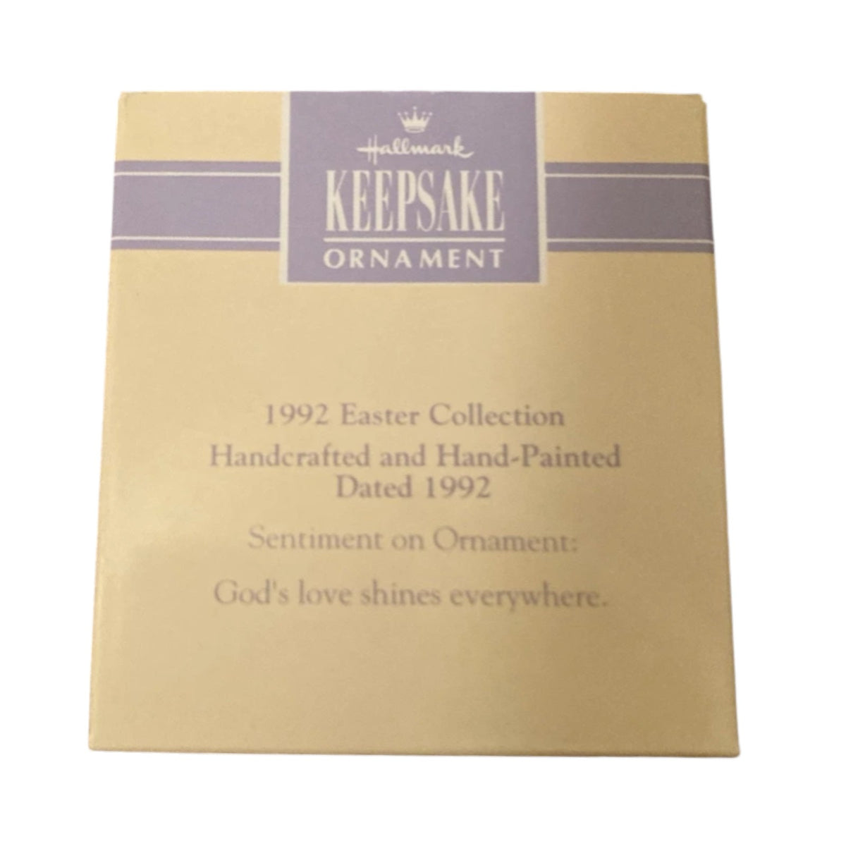 1991 Promise of Easter - Lamb Hallmark Ornament (Easter) QEO9314 Image6