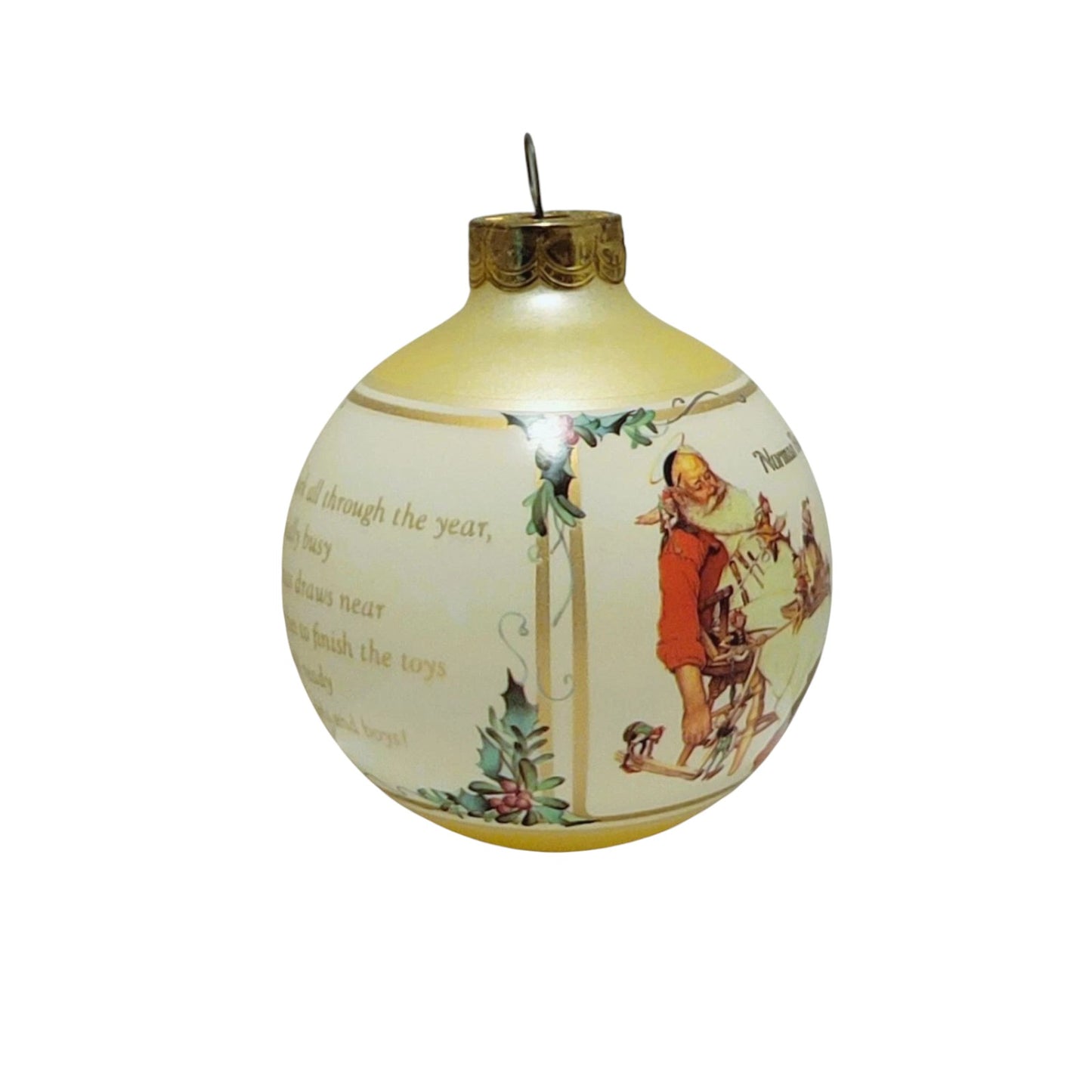 1991 Santa and His Helpers (Norman Rockwell Art)