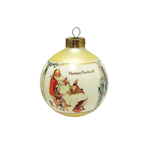 1991 Santa and His Helpers (Norman Rockwell Art)