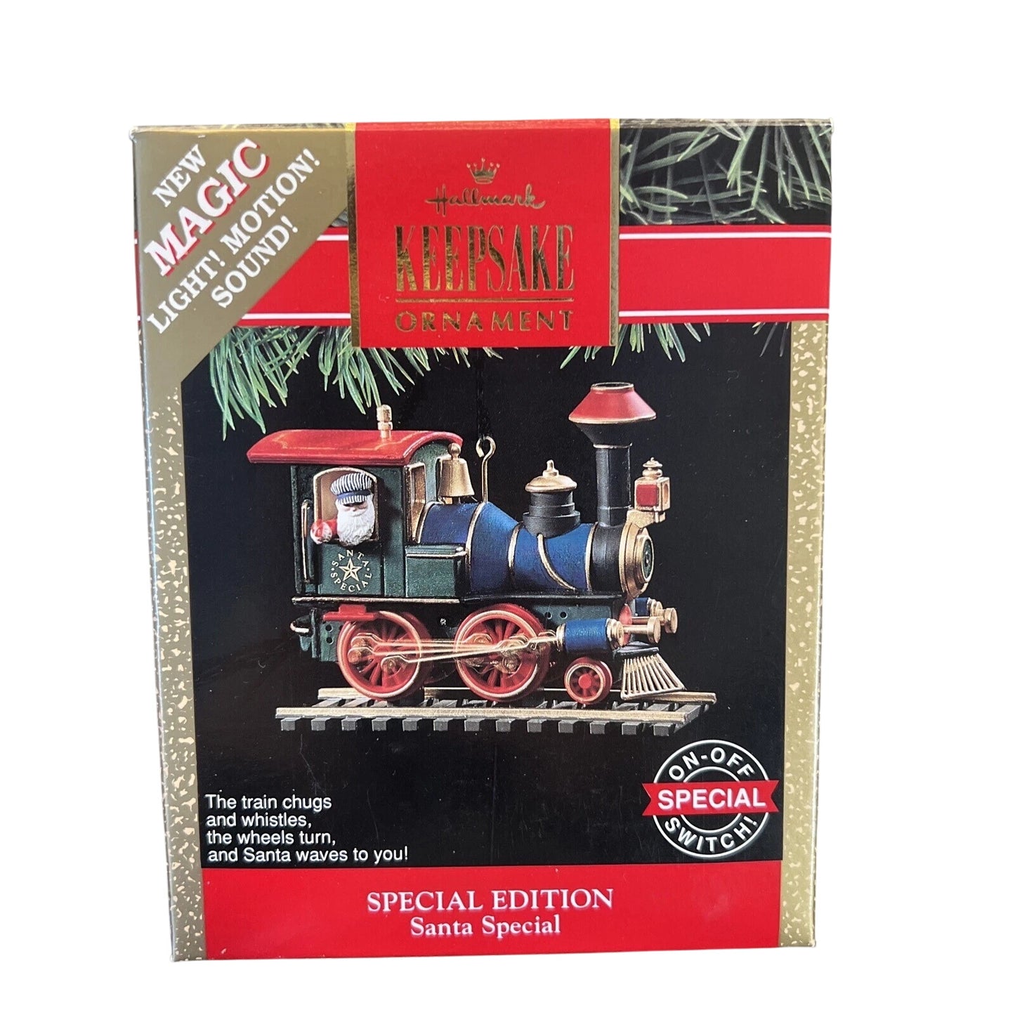 1991 Santa Special Hallmark Ornament (Train) QLX7167