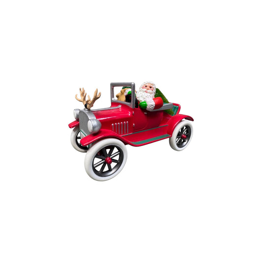 1991 Santa's Antique Car Hallmark Ornament (Here Comes Santa) QX4349 Image1