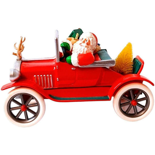 1991 Santa's Antique Car Hallmark Ornament (Here Comes Santa) QX4349