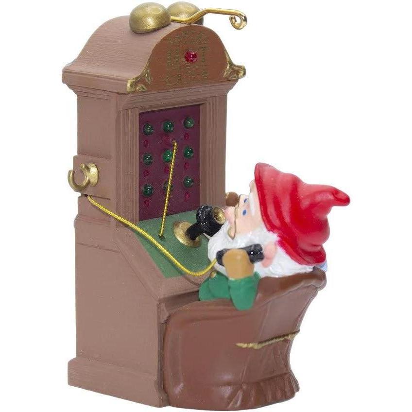1991 Santa's Hot Line Hallmark Ornament (Elf) QLX7159