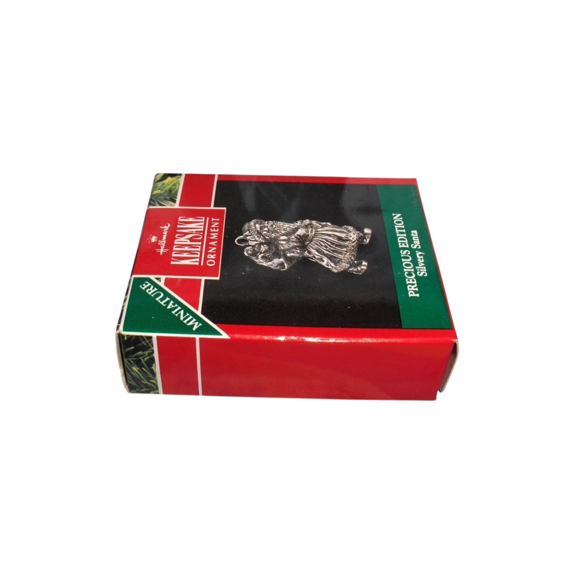1991 Silvery Santa Hallmark Ornament (Precious Editions) QXM5679 Image6