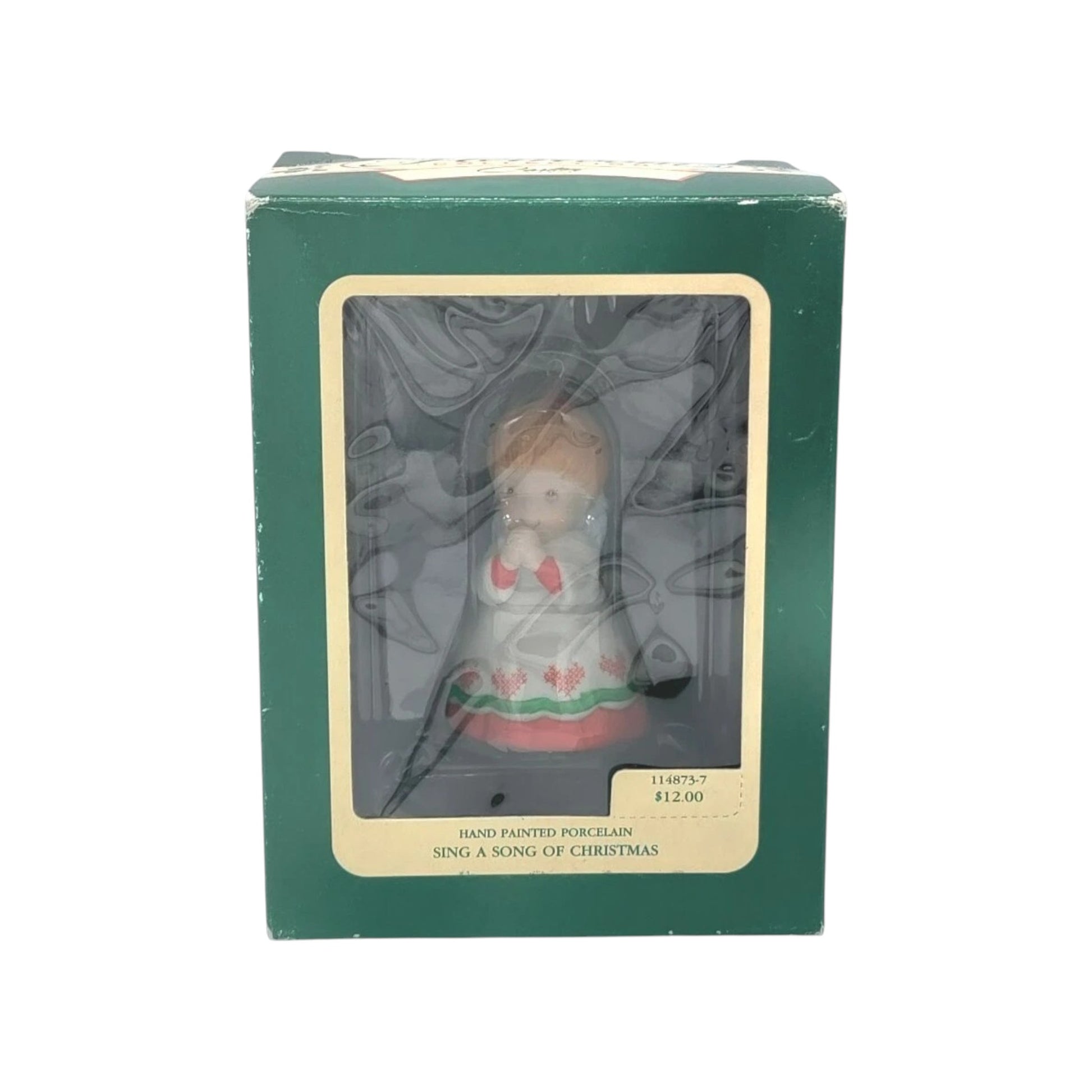 1991 Sing a Song of Christmas (Angels) Carlton Cards Heirloom Ornament 114873-7 Image2