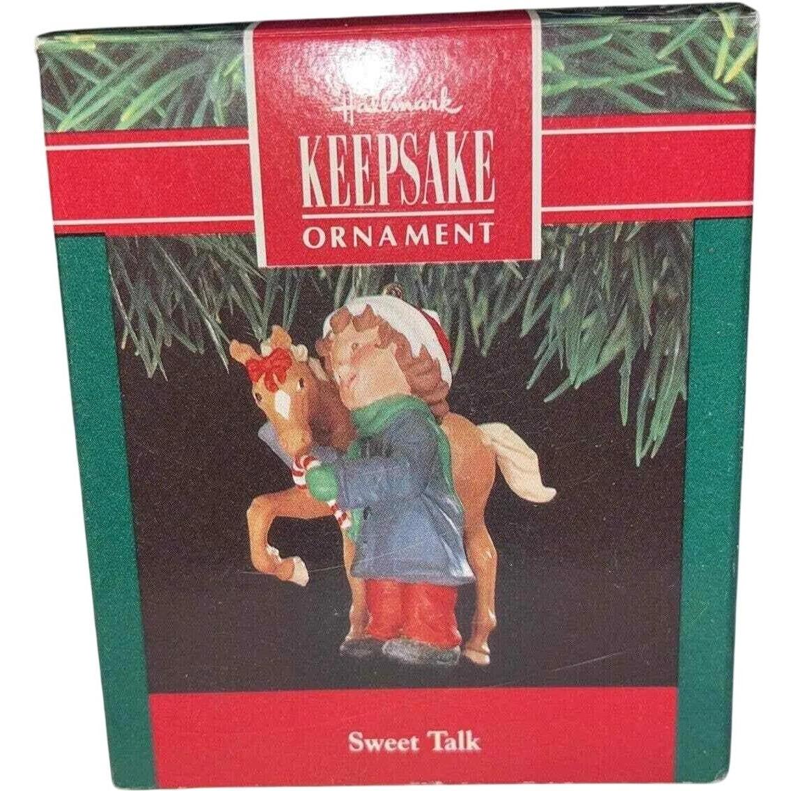 1991 Sweet Talk - Horse Hallmark Ornament (Animal) QX5367