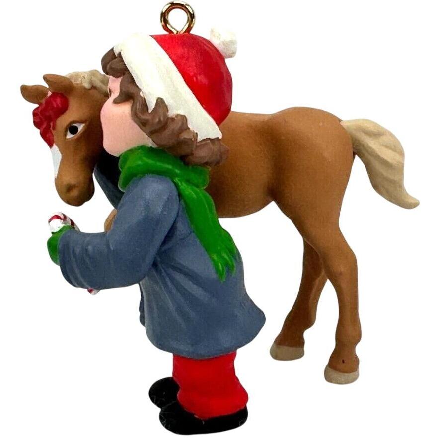 1991 Sweet Talk - Horse Hallmark Ornament (Animal) QX5367